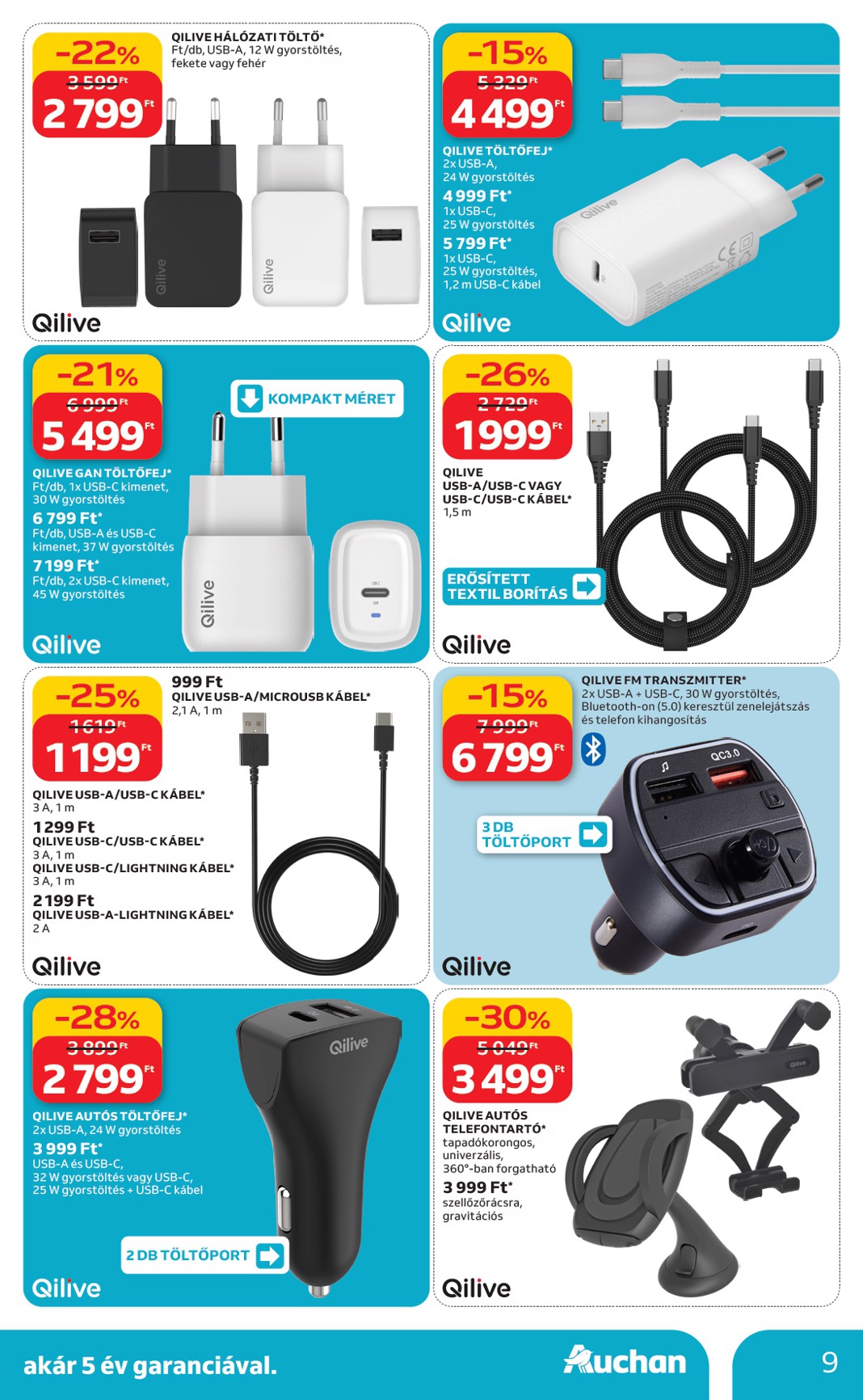 auchan - Auchan Hipermarket - Qilive ajánlataink akciós újság, érvényes 2026.02.05. - 2026.02.25. - page: 9