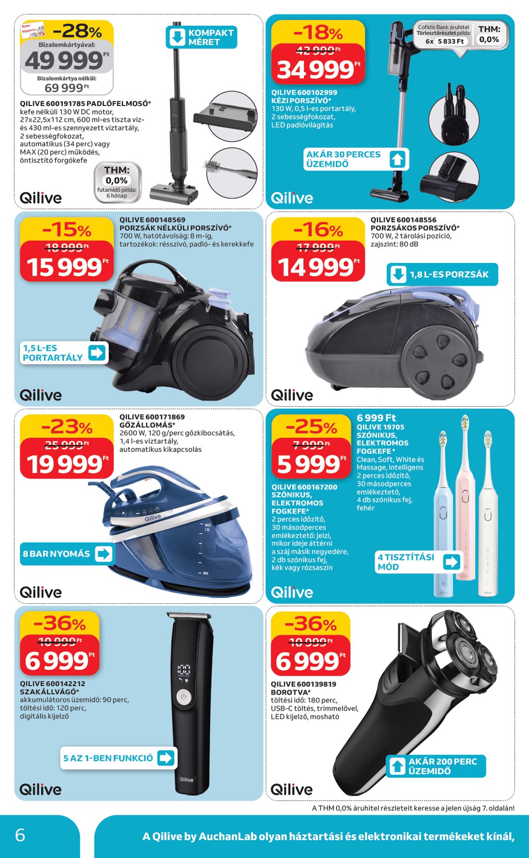 auchan - Auchan Hipermarket - Qilive ajánlataink akciós újság, érvényes 2026.02.05. - 2026.02.25. - page: 6