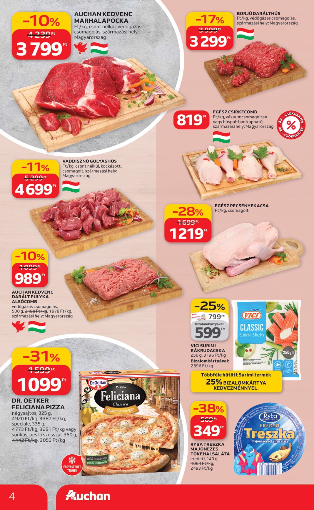 auchan - Auchan Hipermarket akciós újság, érvényes 2026.02.05. - 2026.02.11. - page: 4