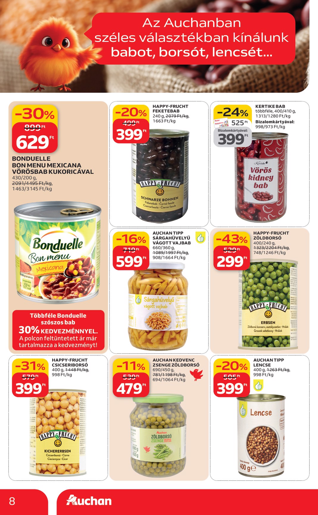 auchan - Auchan Hipermarket akciós újság, érvényes 2026.02.05. - 2026.02.11. - page: 8