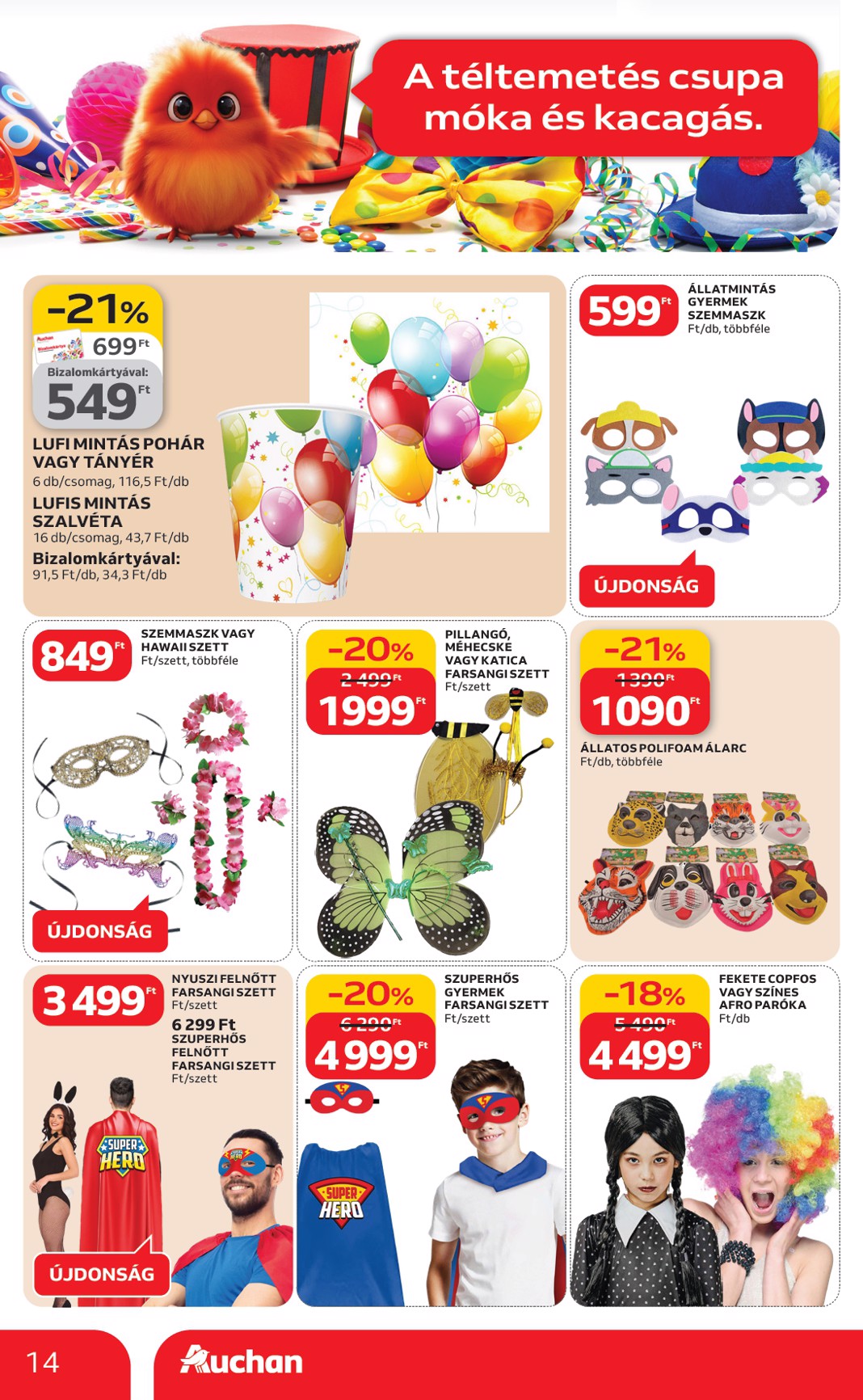 auchan - Auchan Hipermarket akciós újság, érvényes 2026.02.05. - 2026.02.11. - page: 14