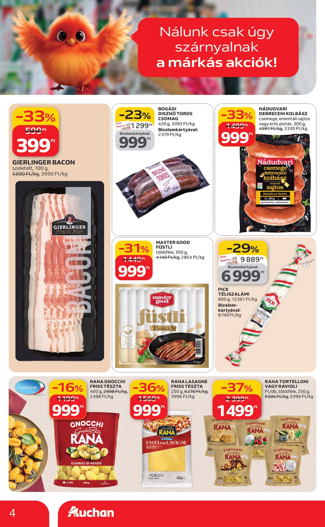 auchan - Auchan Hipermarket - Kedvenc Márkáink akciós újság, érvényes 2026.02.05. - 2026.02.18. - page: 4