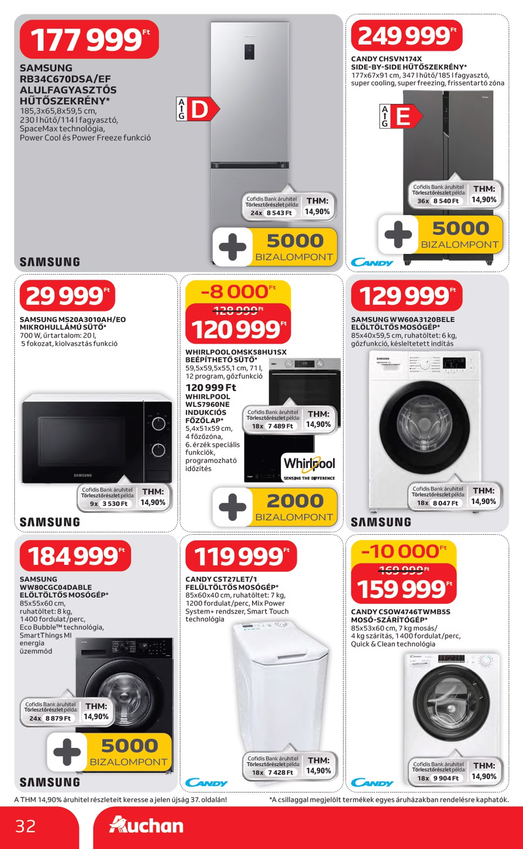 auchan - Auchan Hipermarket - Kedvenc Márkáink akciós újság, érvényes 2026.02.05. - 2026.02.18. - page: 32