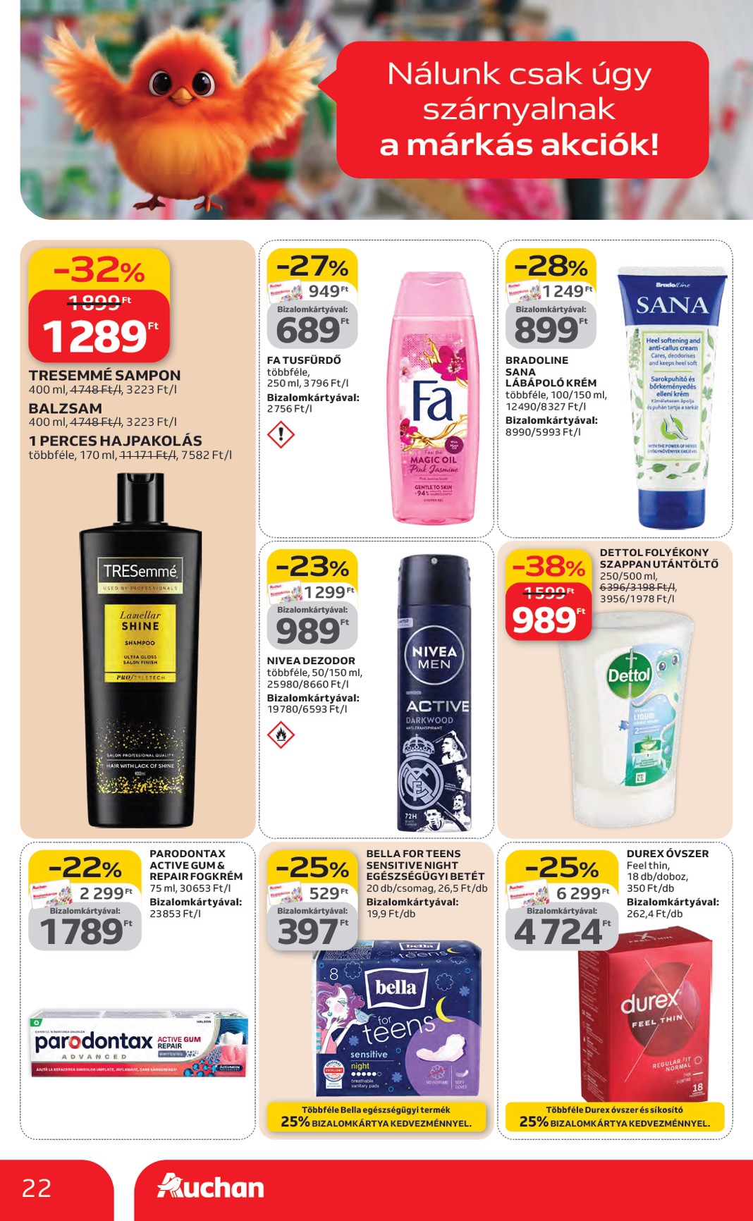 auchan - Auchan Hipermarket - Kedvenc Márkáink akciós újság, érvényes 2026.02.05. - 2026.02.18. - page: 22