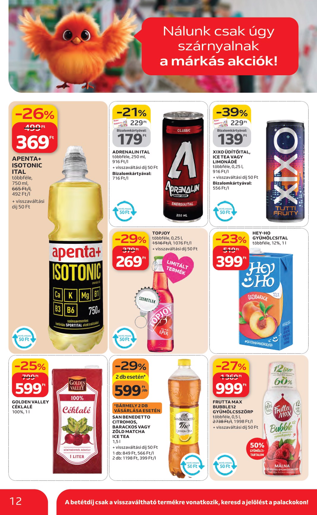 auchan - Auchan Hipermarket - Kedvenc Márkáink akciós újság, érvényes 2026.02.05. - 2026.02.18. - page: 12