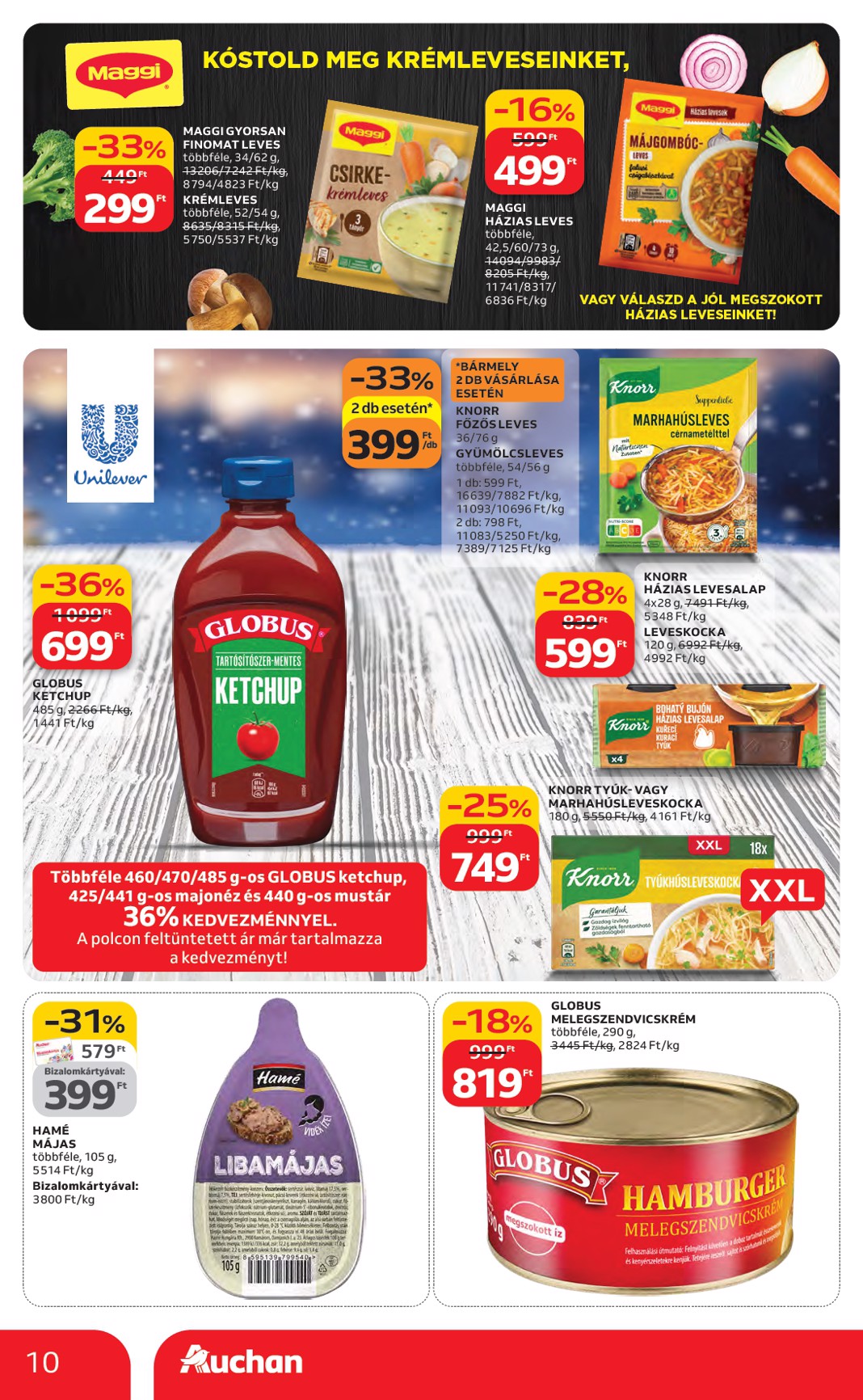 auchan - Auchan Hipermarket - Kedvenc Márkáink akciós újság, érvényes 2026.02.05. - 2026.02.18. - page: 10