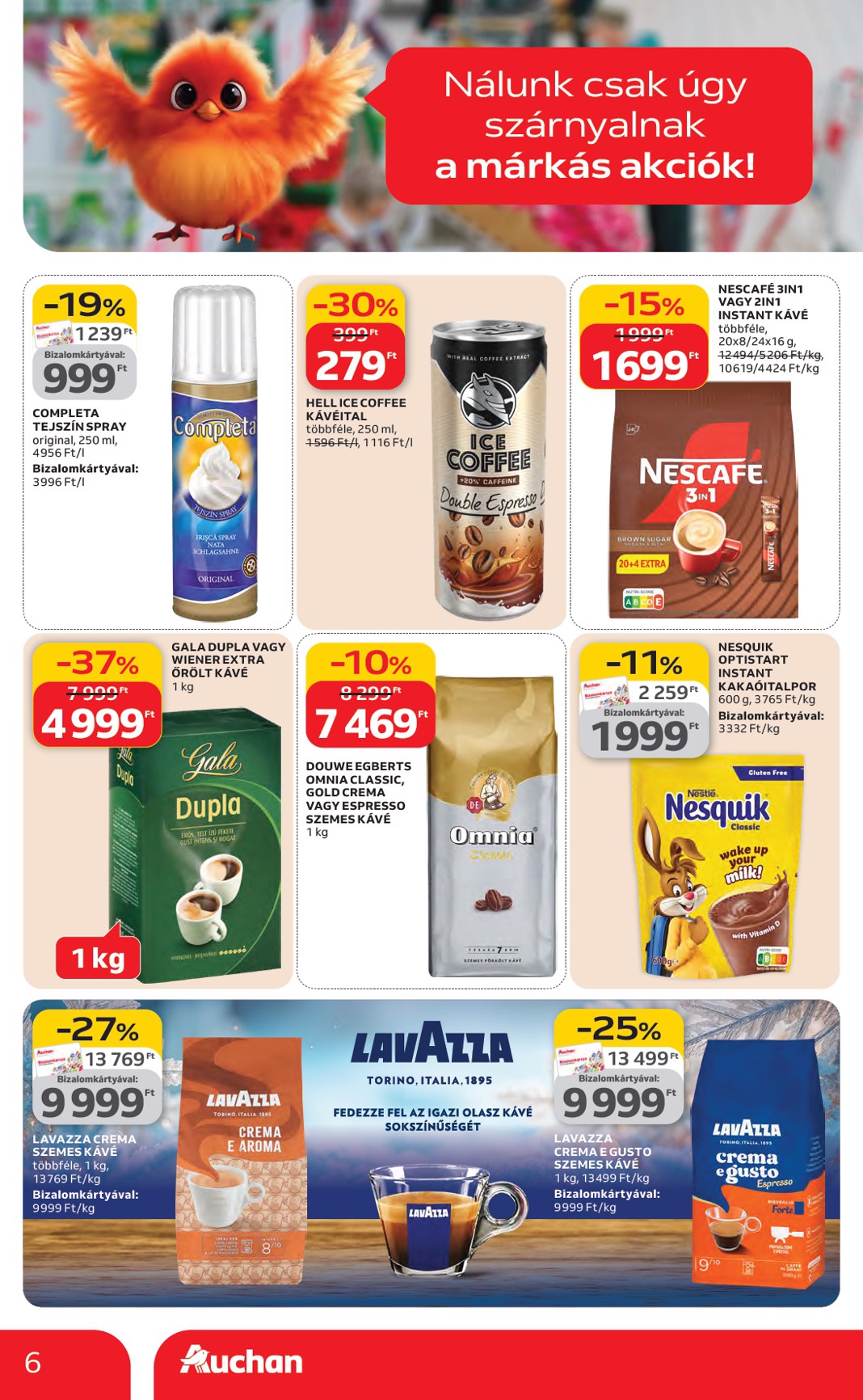 auchan - Auchan Hipermarket - Kedvenc Márkáink akciós újság, érvényes 2026.02.05. - 2026.02.18. - page: 6