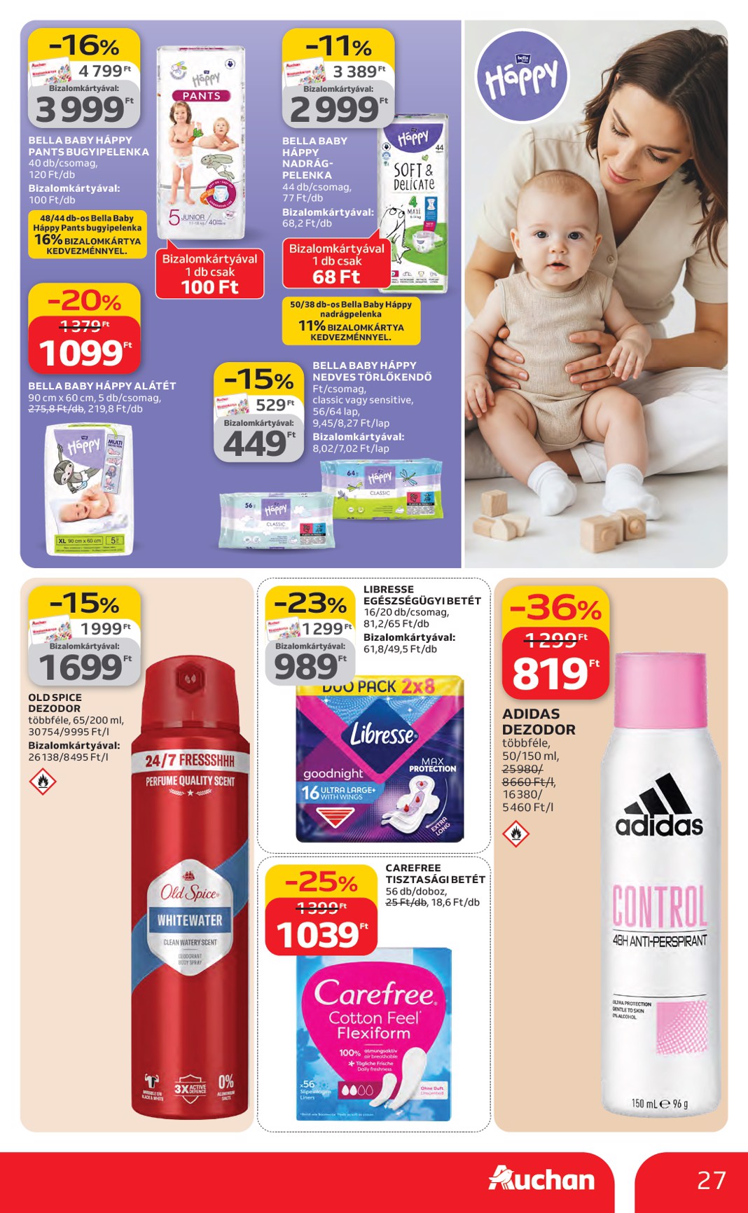 auchan - Auchan Hipermarket - Kedvenc Márkáink akciós újság, érvényes 2026.02.05. - 2026.02.18. - page: 27