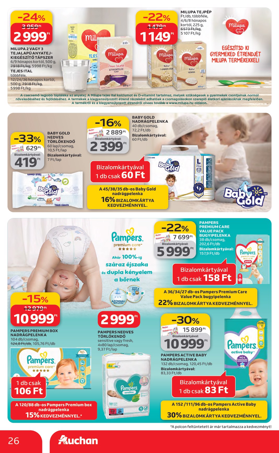auchan - Auchan Hipermarket - Kedvenc Márkáink akciós újság, érvényes 2026.02.05. - 2026.02.18. - page: 26