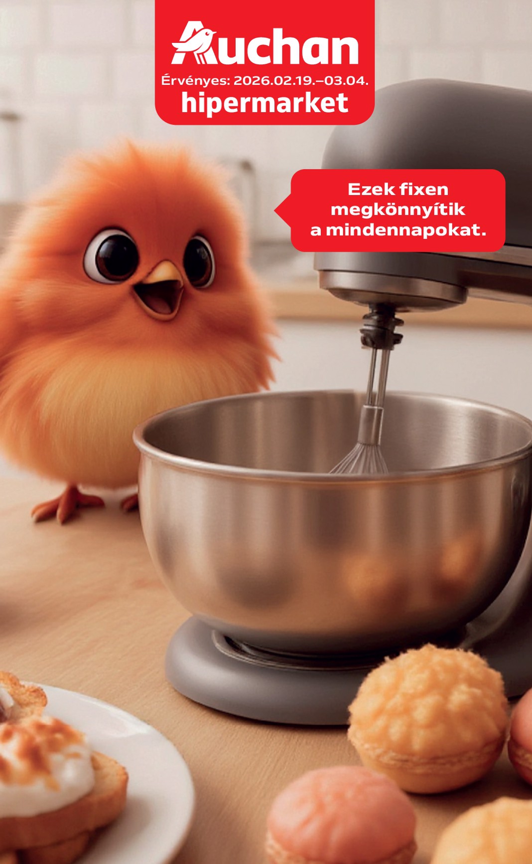 auchan - Auchan hipermarket - Elektronikai ajánlataink akciós újság, érvényes 2026.02.19. - 2026.03.04.