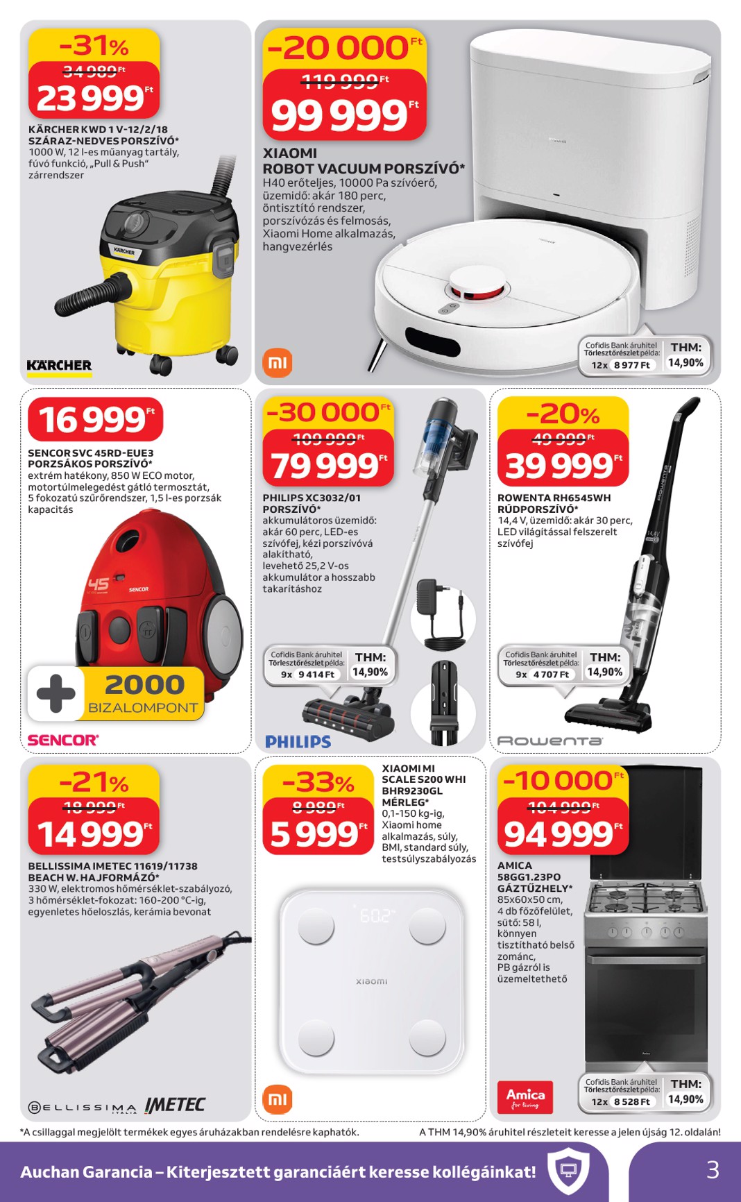 auchan - Auchan hipermarket - Elektronikai ajánlataink akciós újság, érvényes 2026.02.19. - 2026.03.04. - page: 3