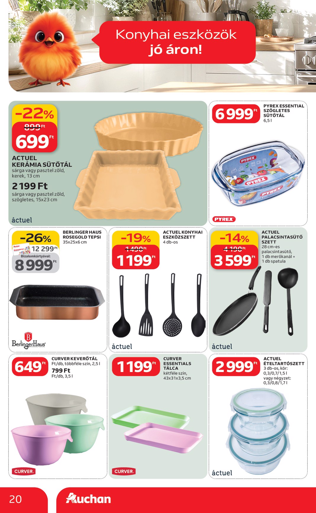 auchan - Auchan hipermarket - Húsvéti ajánlataink akciós újság, érvényes 2026.02.19. - 2026.04.04. - page: 20