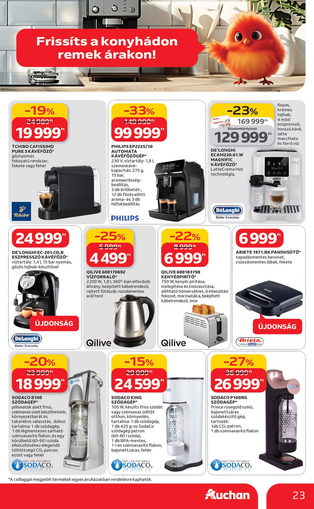 auchan - Auchan hipermarket - Húsvéti ajánlataink akciós újság, érvényes 2026.02.19. - 2026.04.04. - page: 23