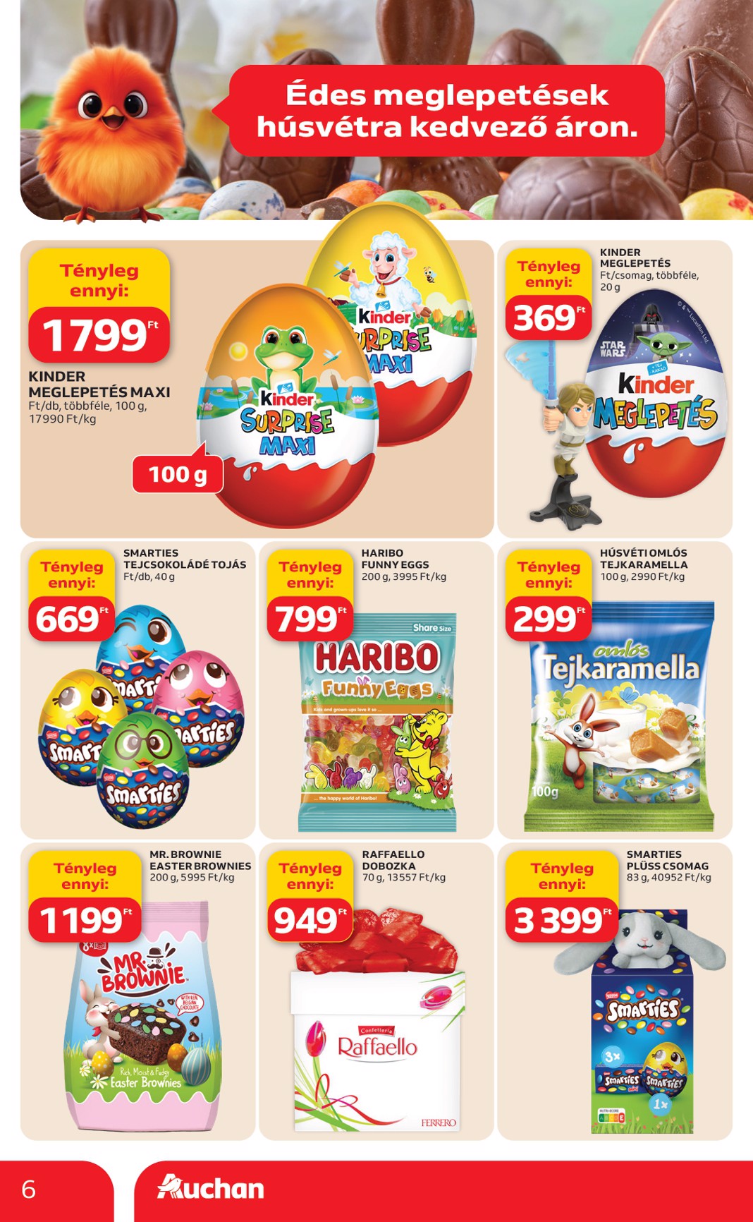 auchan - Auchan hipermarket akciós újság, érvényes 2026.02.19. - 2026.02.25. - page: 6