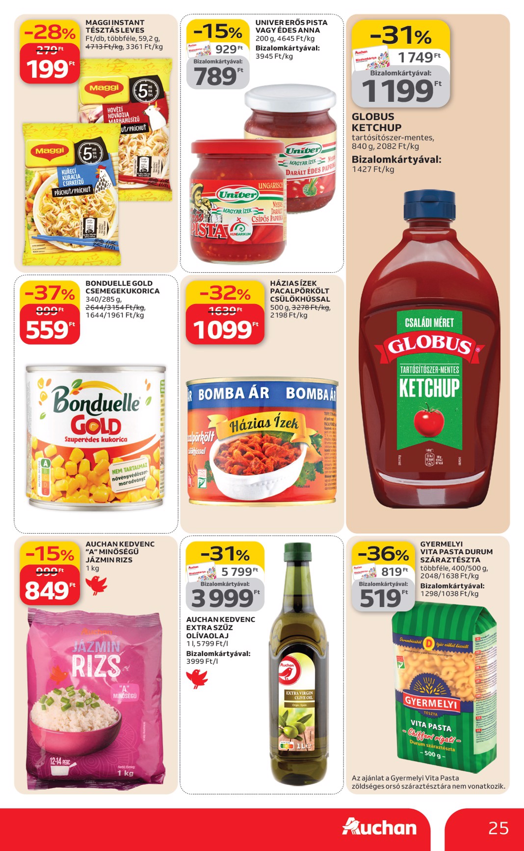 auchan - Auchan hipermarket akciós újság, érvényes 2026.02.19. - 2026.02.25. - page: 25