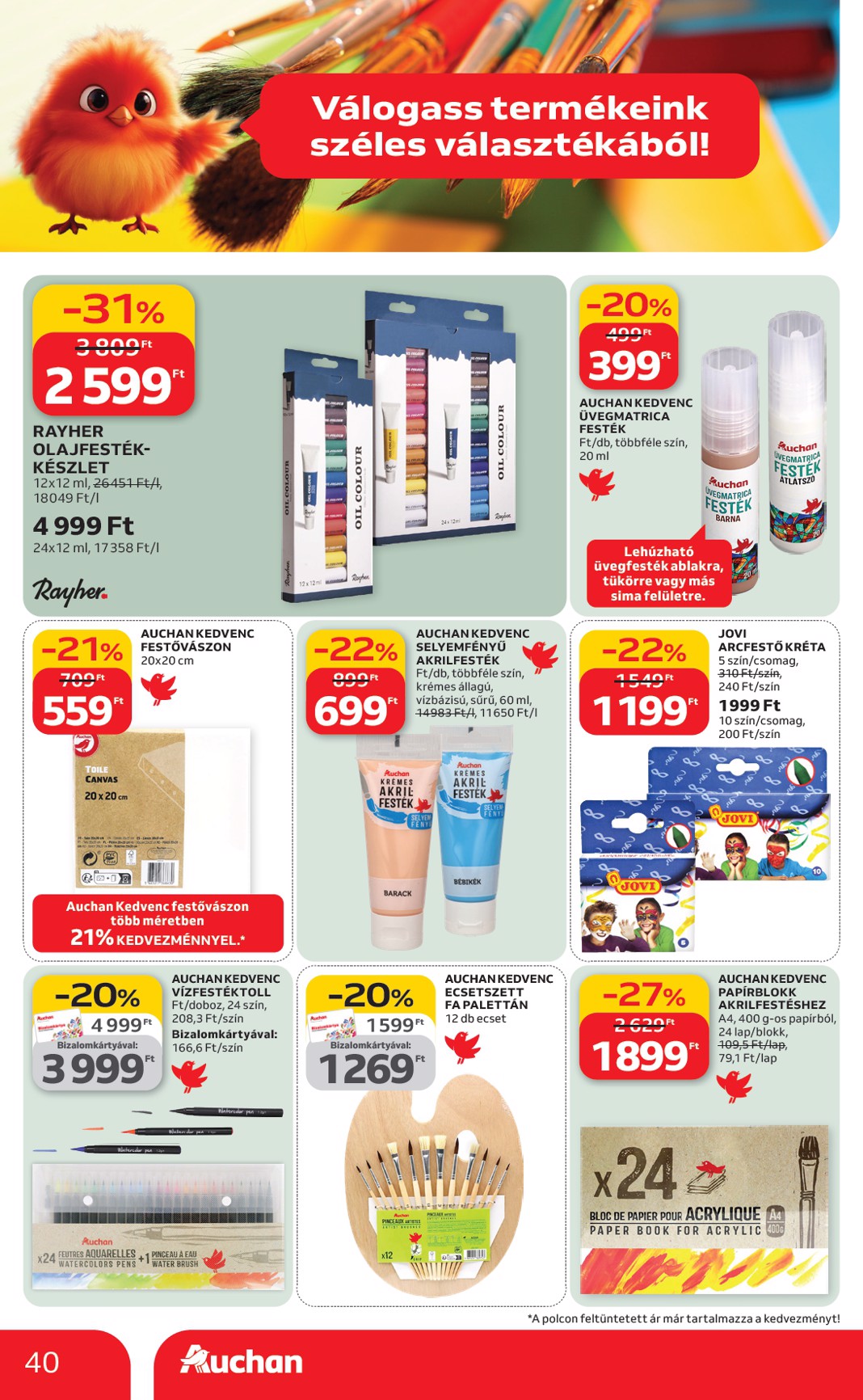 auchan - Auchan hipermarket akciós újság, érvényes 2026.02.19. - 2026.02.25. - page: 40