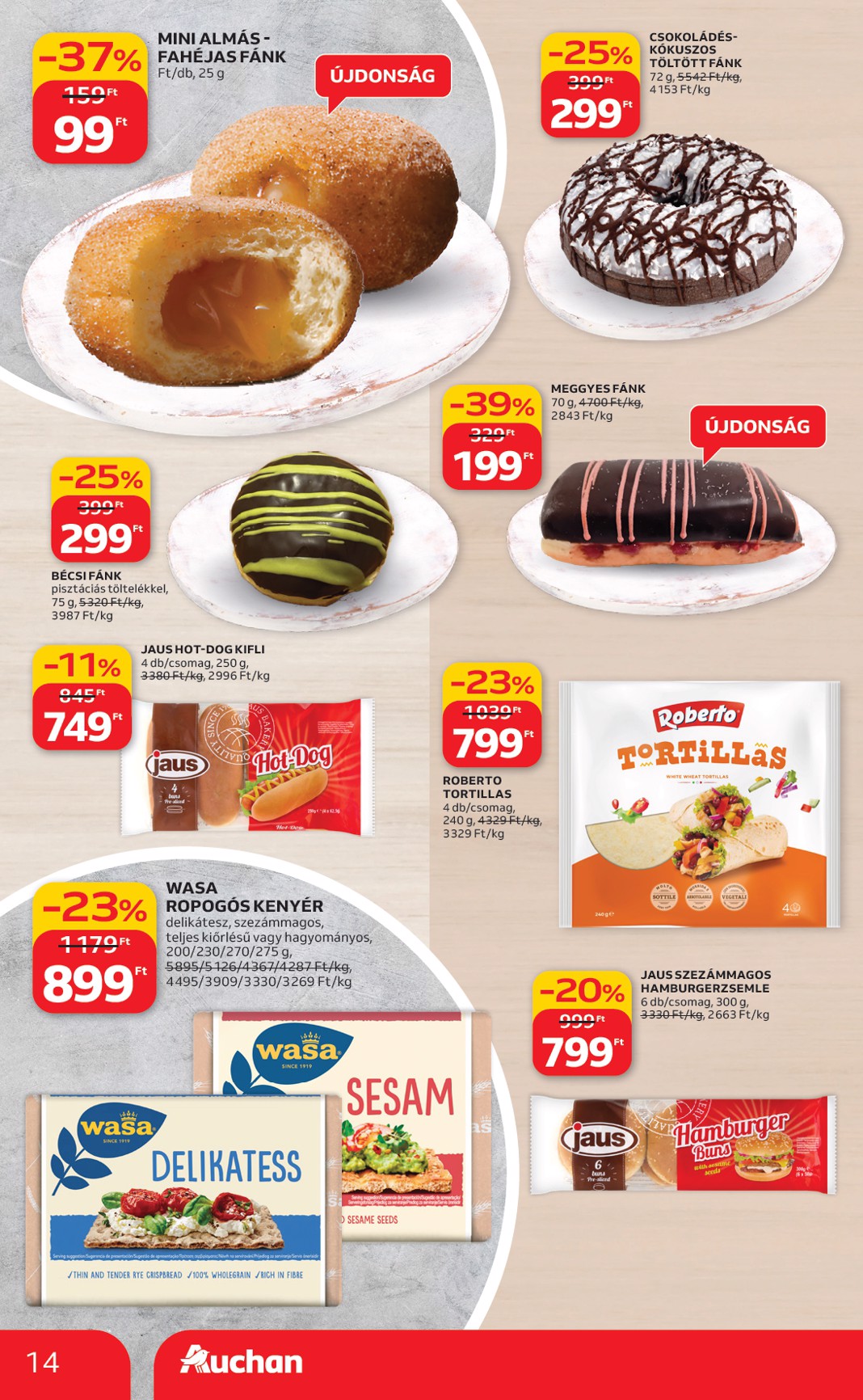 auchan - Auchan hipermarket akciós újság, érvényes 2026.02.19. - 2026.02.25. - page: 14