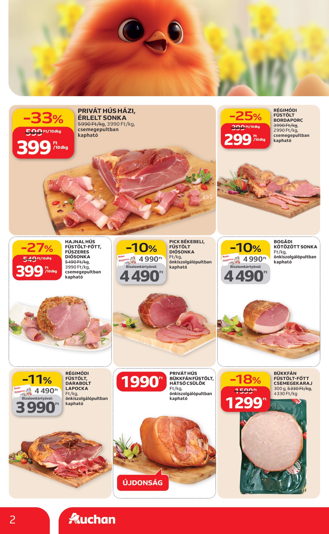 auchan - Auchan hipermarket akciós újság, érvényes 2026.02.19. - 2026.02.25. - page: 2