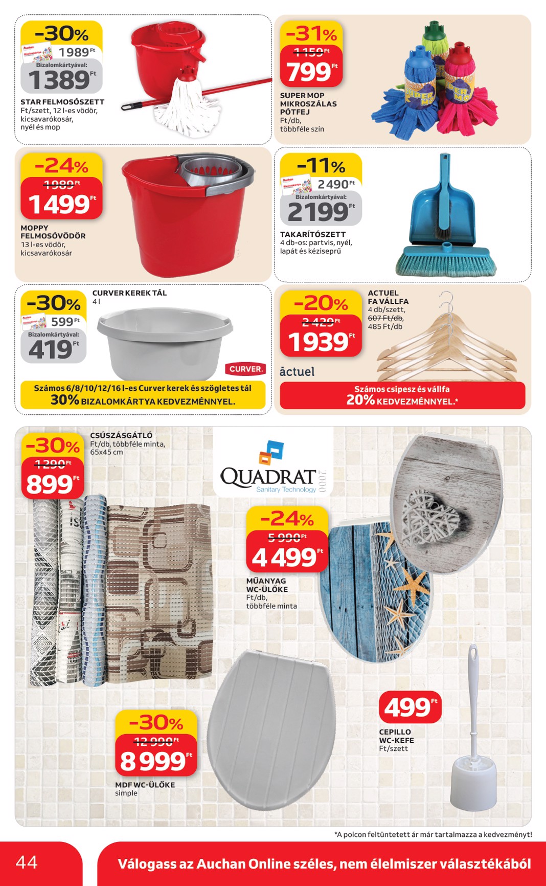 auchan - Auchan hipermarket akciós újság, érvényes 2026.02.19. - 2026.02.25. - page: 44