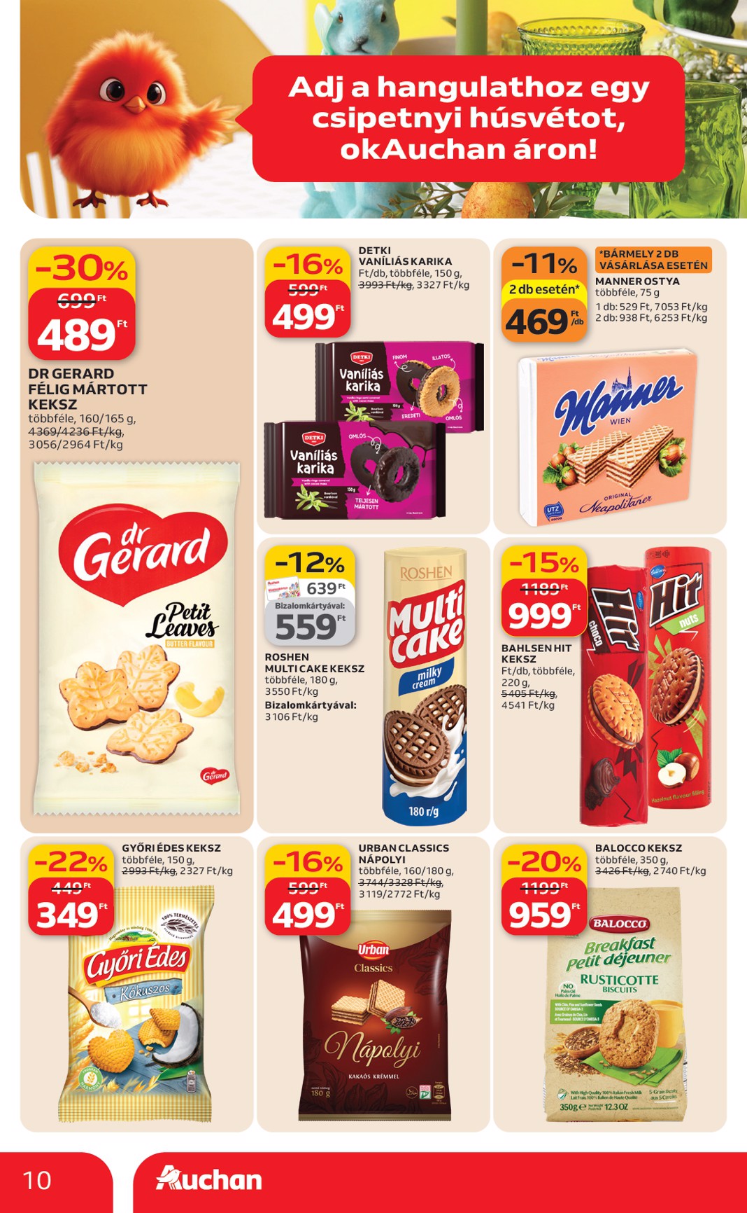 auchan - Auchan hipermarket akciós újság, érvényes 2026.02.19. - 2026.02.25. - page: 10