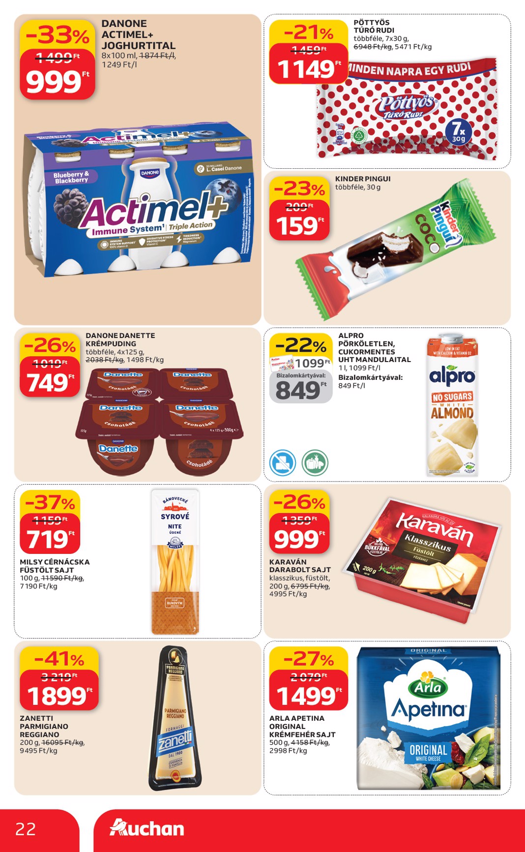 auchan - Auchan hipermarket akciós újság, érvényes 2026.02.19. - 2026.02.25. - page: 22