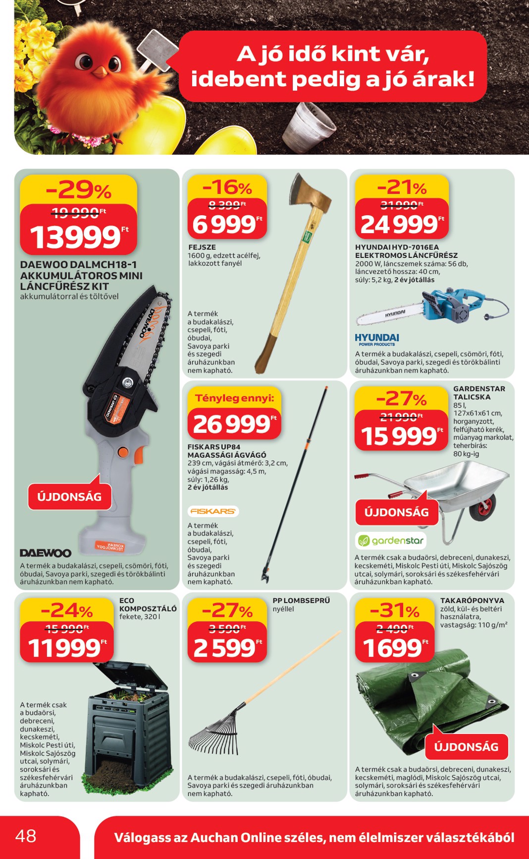 auchan - Auchan hipermarket akciós újság, érvényes 2026.02.19. - 2026.02.25. - page: 48