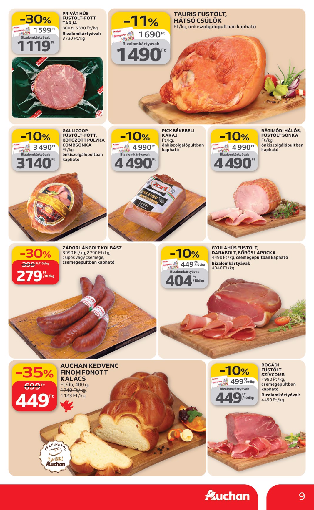 auchan - Auchan Hipermarket akciós újság, érvényes 2026.02.26. - 2026.03.04. - page: 9