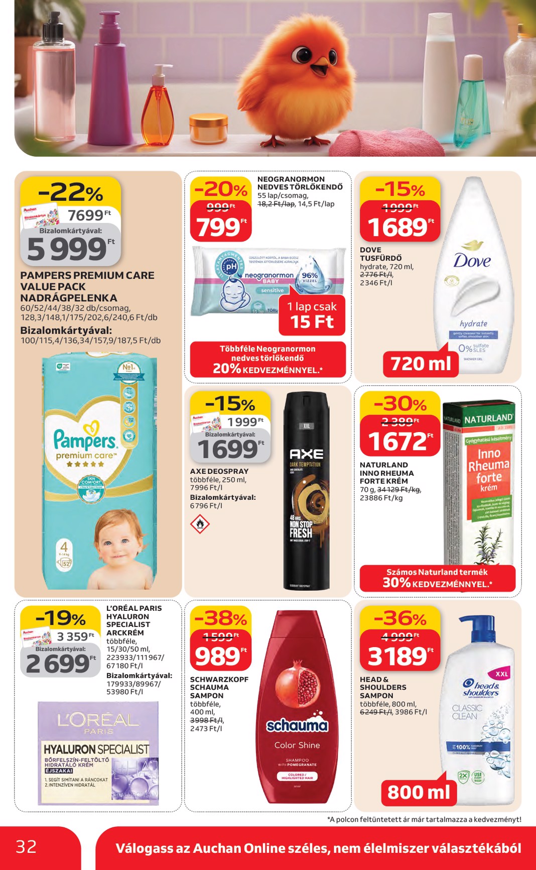 auchan - Auchan Hipermarket akciós újság, érvényes 2026.02.26. - 2026.03.04. - page: 32