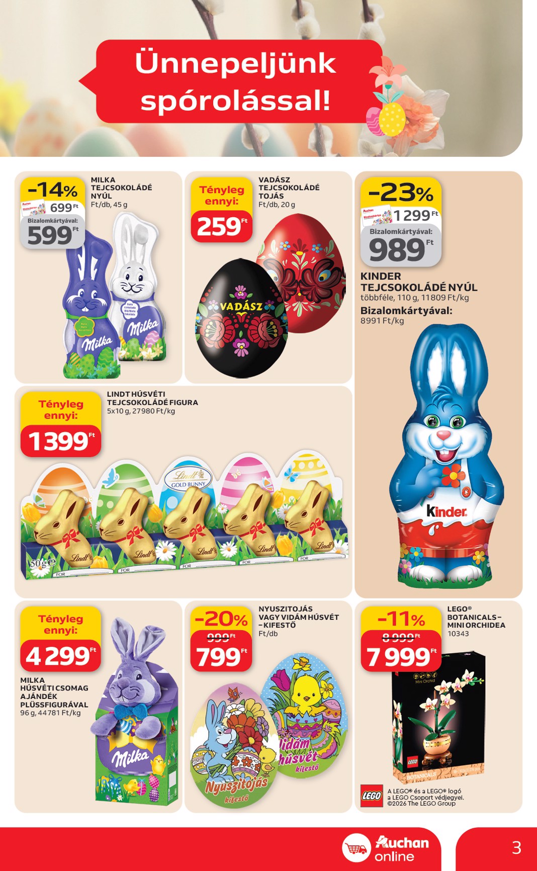 auchan - Auchan szupermarket akciós újság, érvényes 2026.02.26. - 2026.03.04. - page: 3