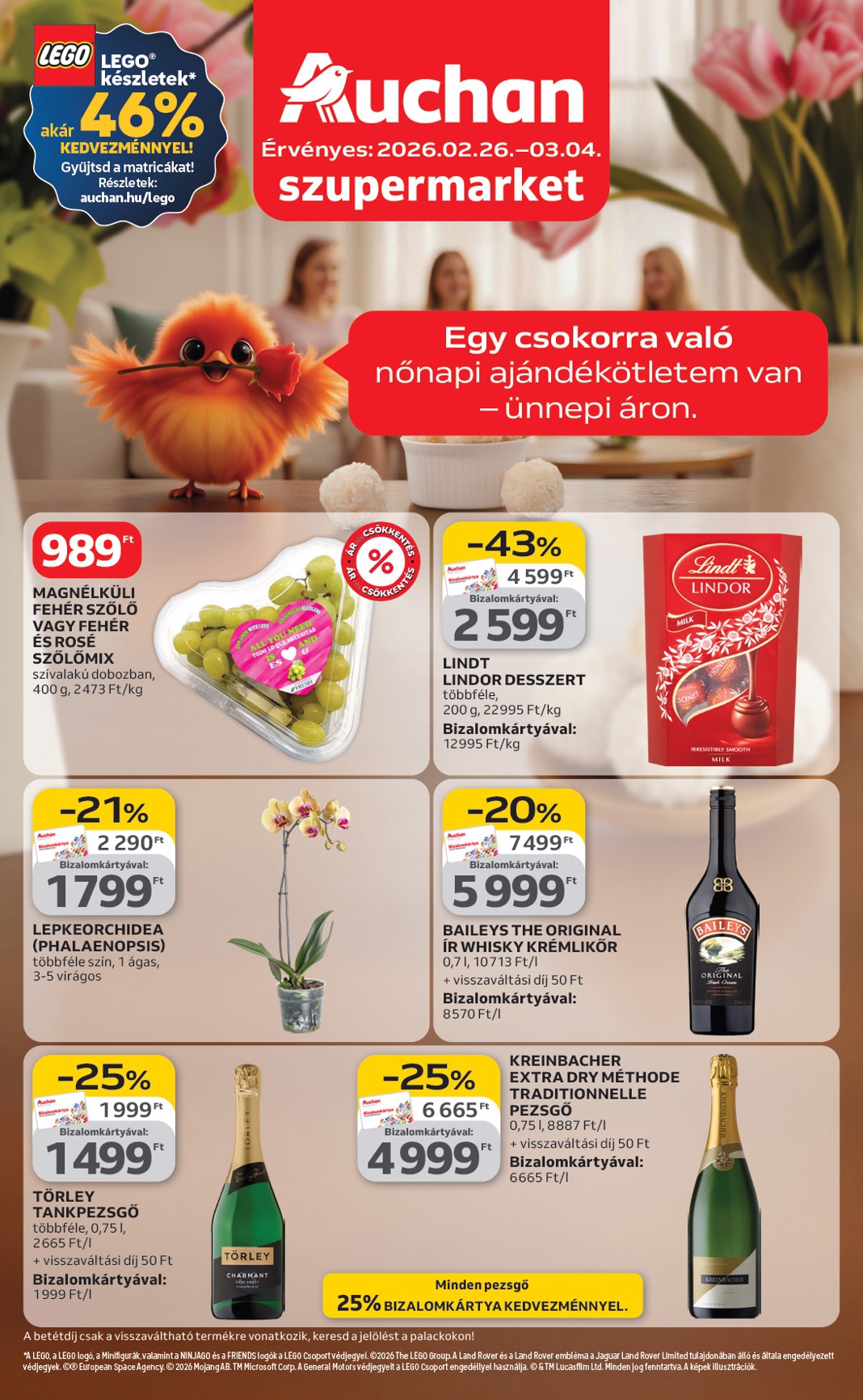 auchan - Auchan szupermarket akciós újság, érvényes 2026.02.26. - 2026.03.04.