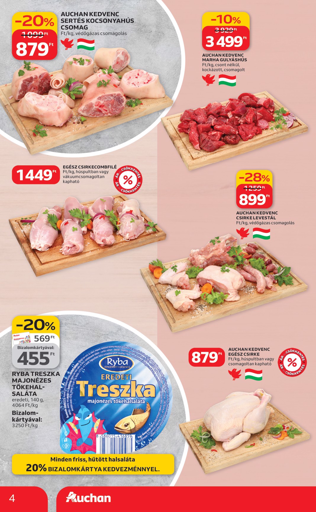 auchan - Auchan szupermarket akciós újság, érvényes 2026.02.26. - 2026.03.04. - page: 4