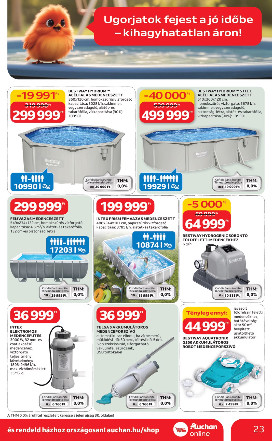 auchan - Auchan Hipermarket - Ki a szabadba akciós újság, érvényes 2026.03.05. - 2026.04.04. - page: 23