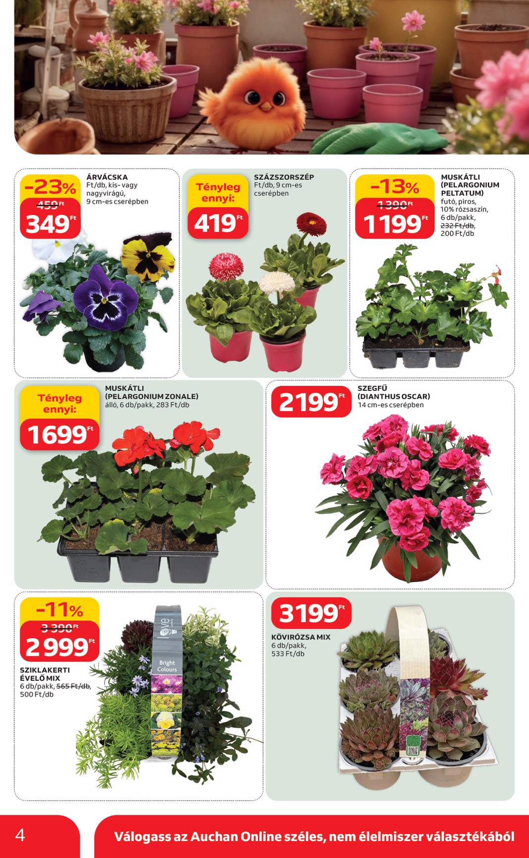 auchan - Auchan Hipermarket - Ki a szabadba akciós újság, érvényes 2026.03.05. - 2026.04.04. - page: 4