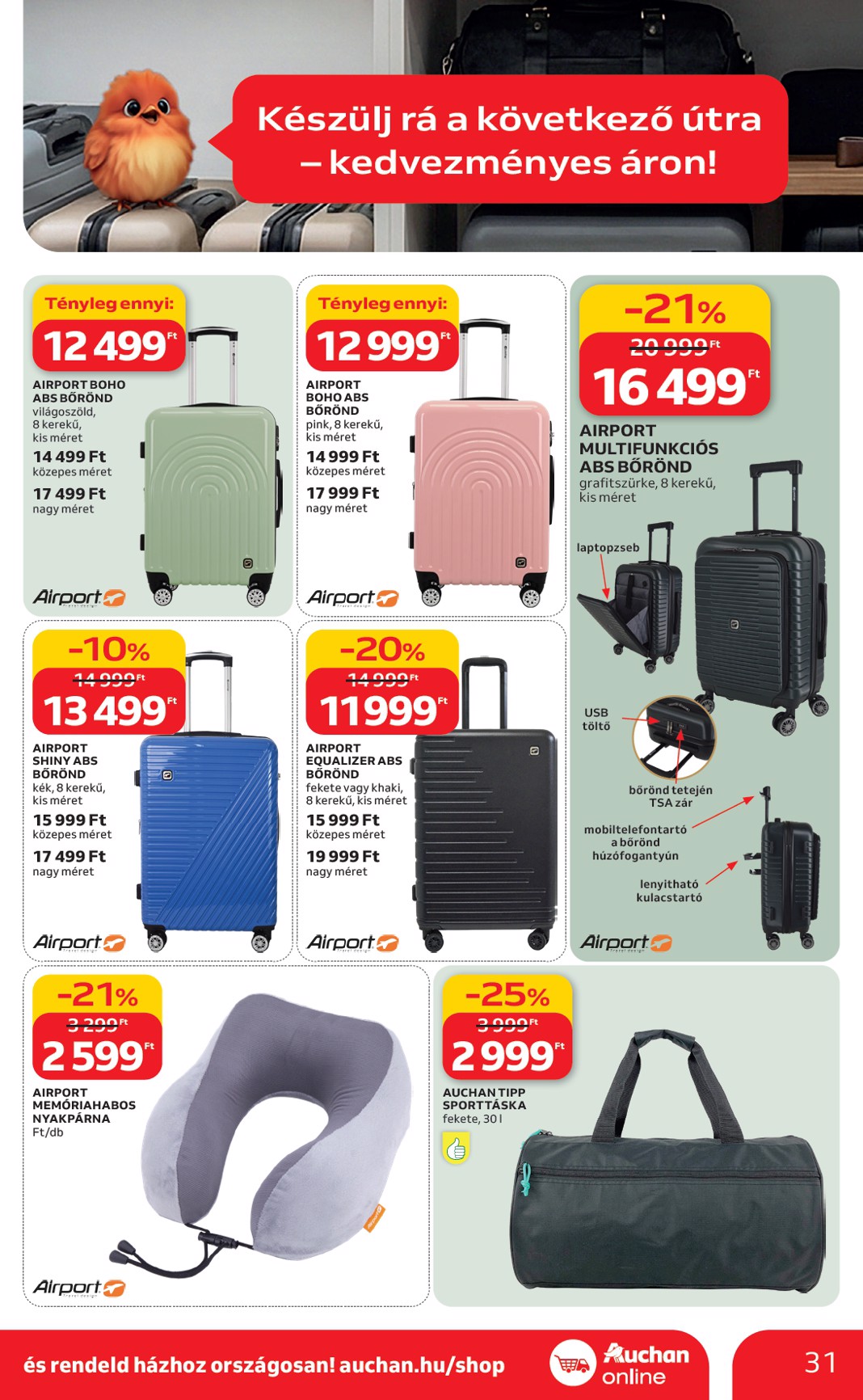 auchan - Auchan Hipermarket - Ki a szabadba akciós újság, érvényes 2026.03.05. - 2026.04.04. - page: 31