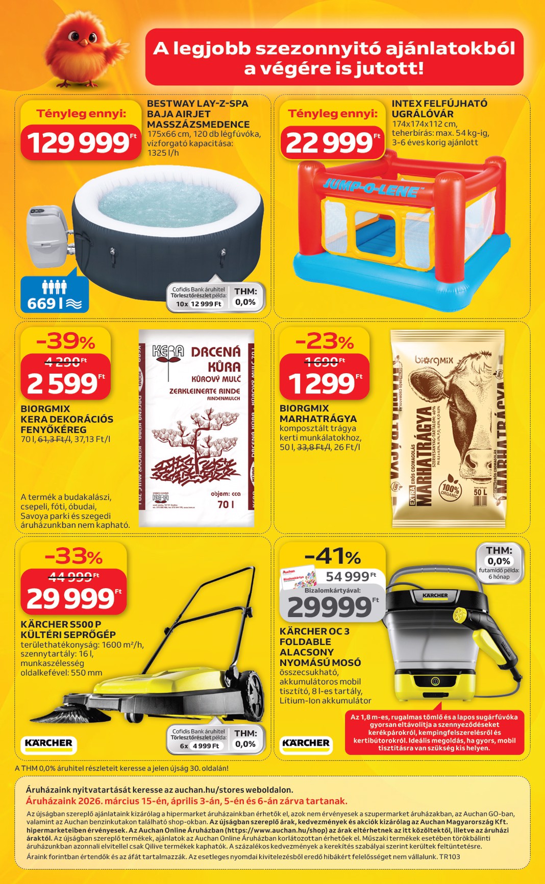 auchan - Auchan Hipermarket - Ki a szabadba akciós újság, érvényes 2026.03.05. - 2026.04.04. - page: 32