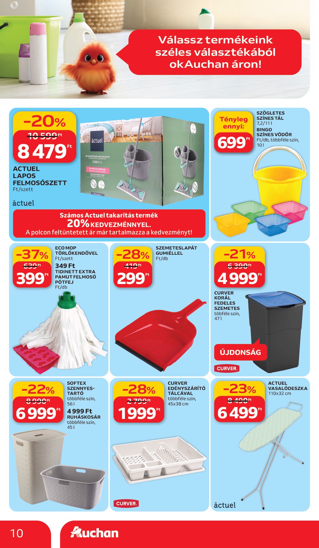 auchan - Auchan Hipermarket - Tavaszi nagytakarítás akciós újság, érvényes 2026.03.05. - 2026.03.18. - page: 10