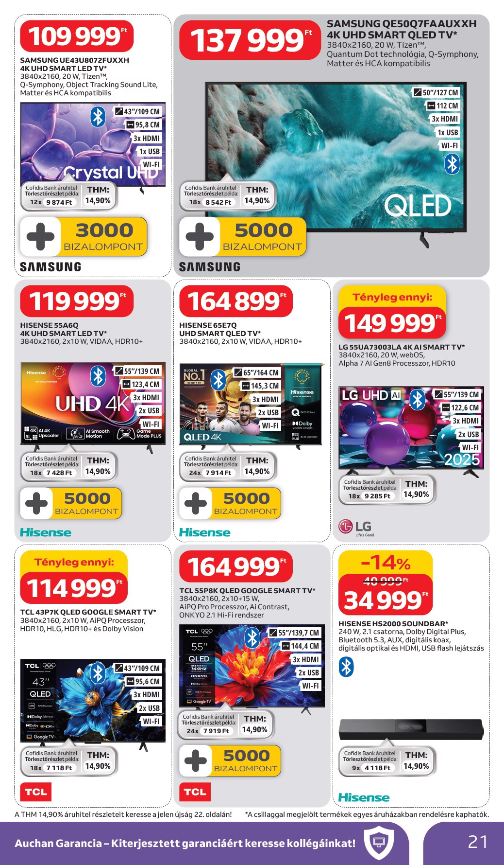auchan - Auchan Hipermarket - Tavaszi nagytakarítás akciós újság, érvényes 2026.03.05. - 2026.03.18. - page: 21