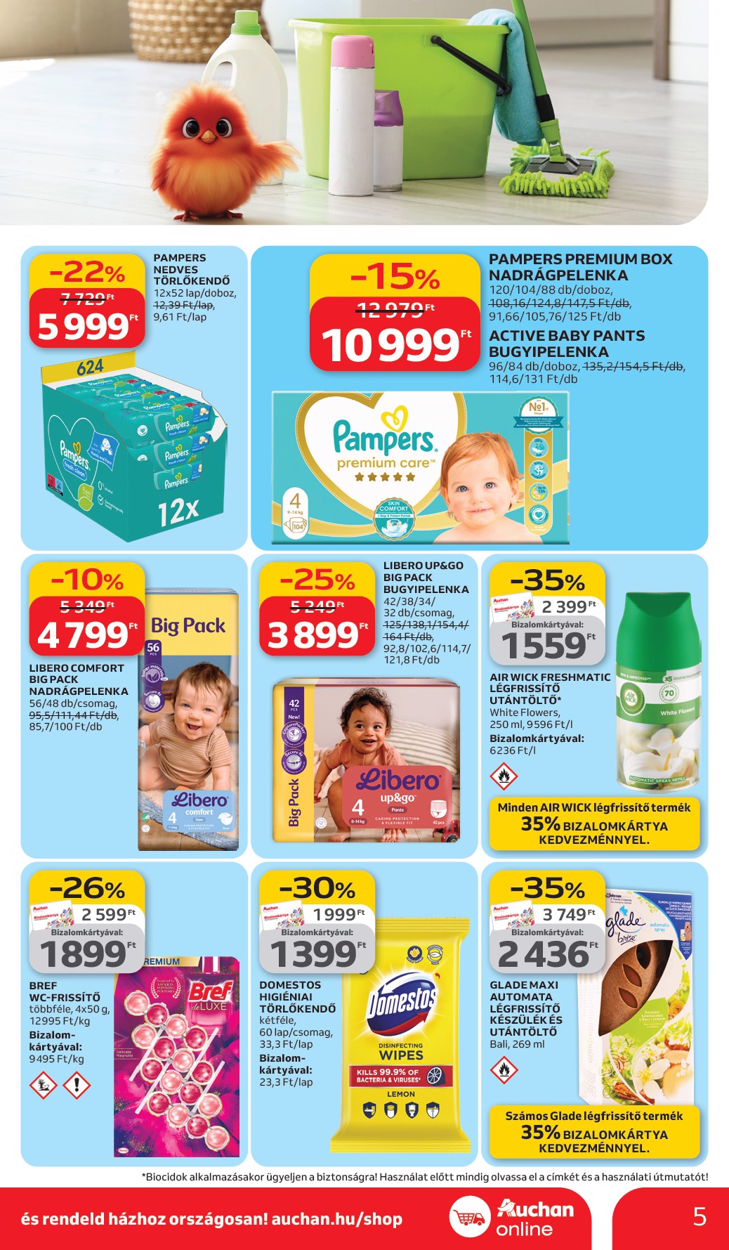 auchan - Auchan Hipermarket - Tavaszi nagytakarítás akciós újság, érvényes 2026.03.05. - 2026.03.18. - page: 5