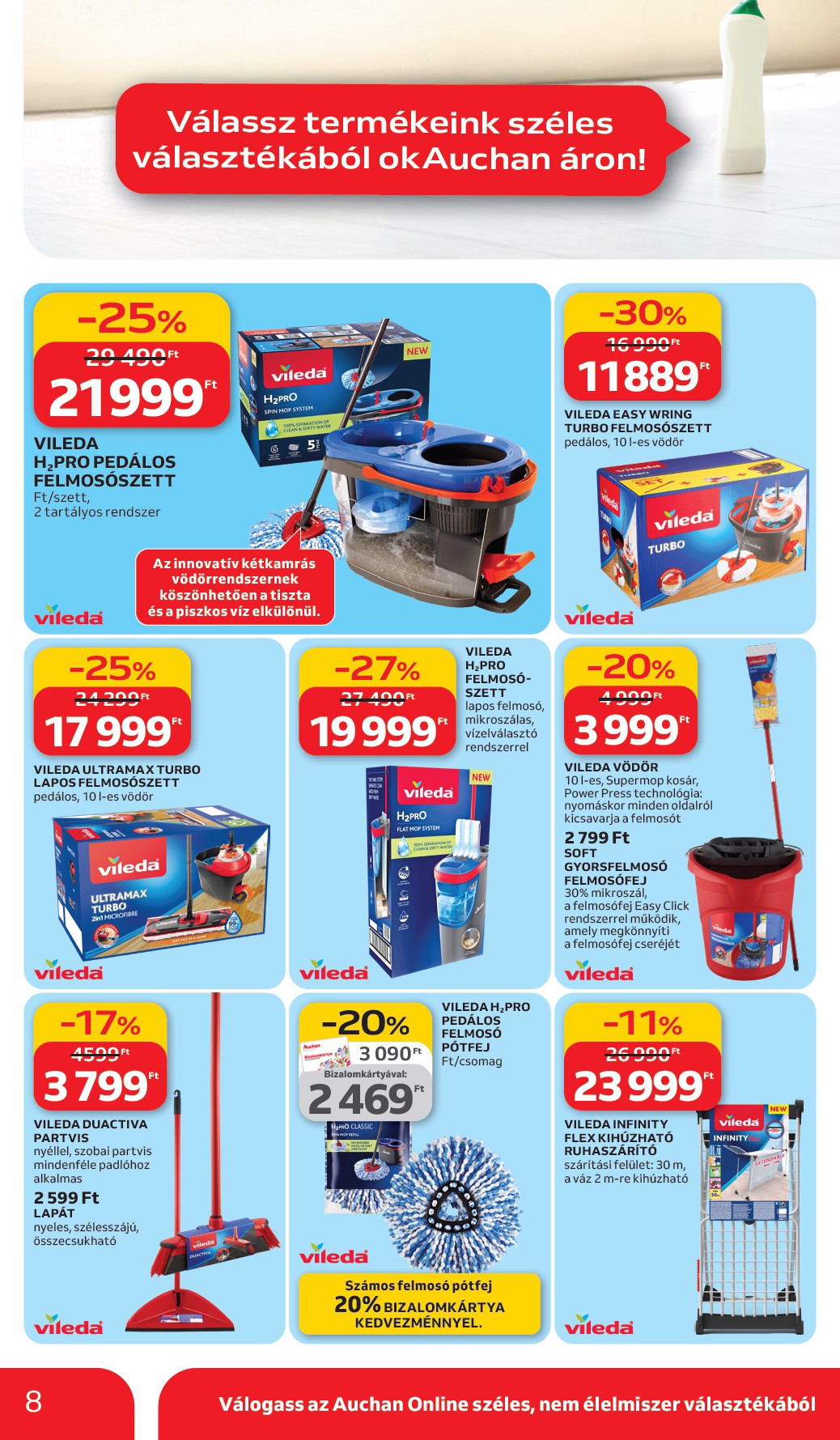 auchan - Auchan Hipermarket - Tavaszi nagytakarítás akciós újság, érvényes 2026.03.05. - 2026.03.18. - page: 8