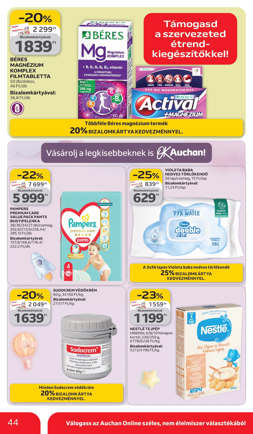 auchan - Auchan Hipermarket akciós újság, érvényes 2026.03.05. - 2026.03.11. - page: 44