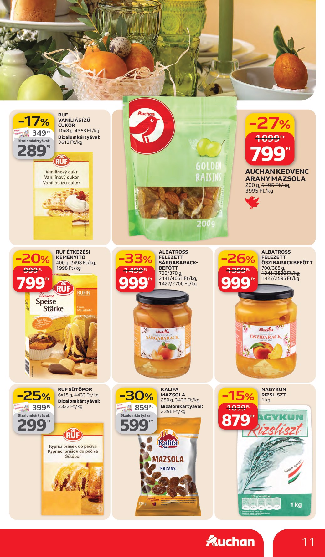 auchan - Auchan Hipermarket akciós újság, érvényes 2026.03.05. - 2026.03.11. - page: 11
