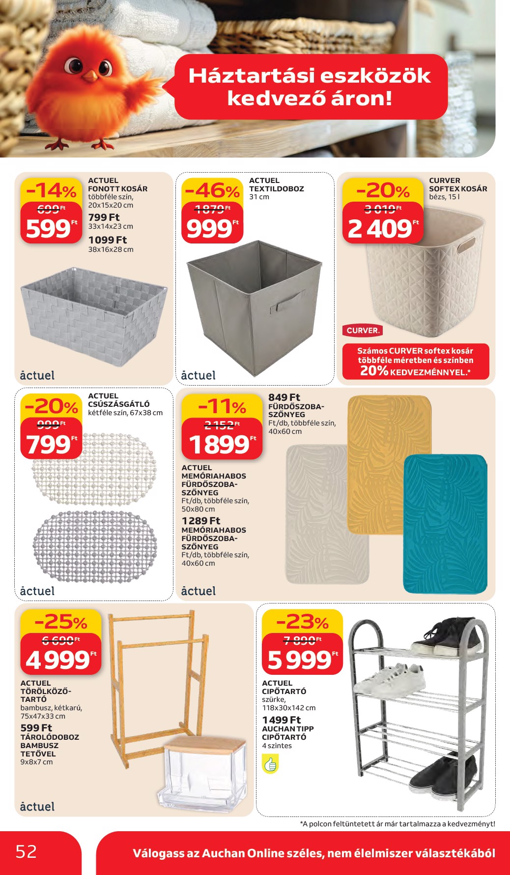 auchan - Auchan Hipermarket akciós újság, érvényes 2026.03.05. - 2026.03.11. - page: 52