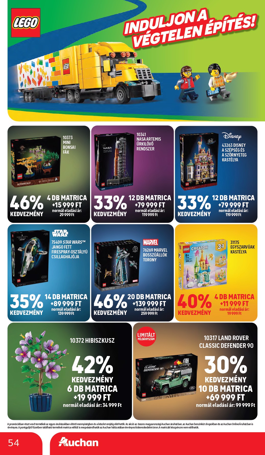 auchan - Auchan Hipermarket akciós újság, érvényes 2026.03.05. - 2026.03.11. - page: 54