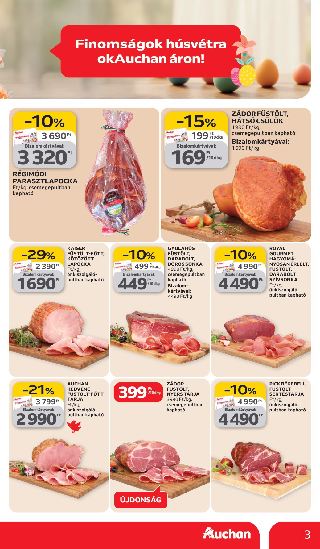 auchan - Auchan Hipermarket akciós újság, érvényes 2026.03.05. - 2026.03.11. - page: 3