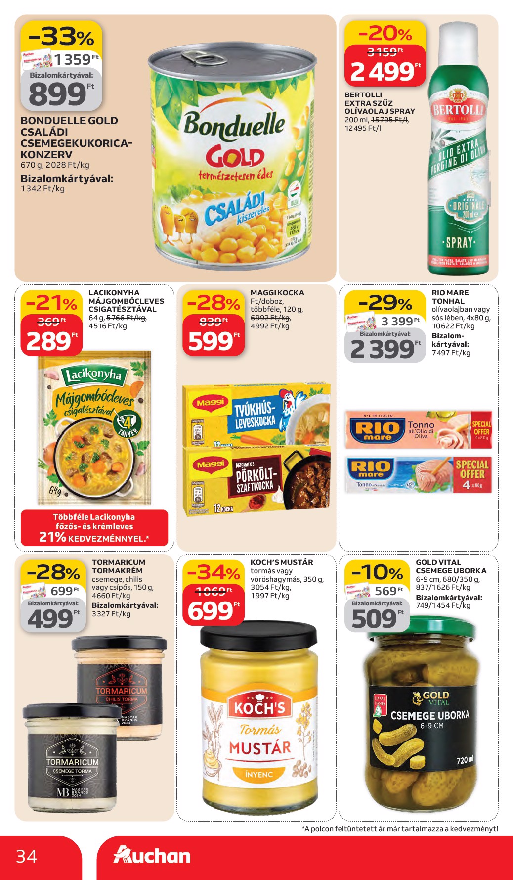 auchan - Auchan Hipermarket akciós újság, érvényes 2026.03.05. - 2026.03.11. - page: 34