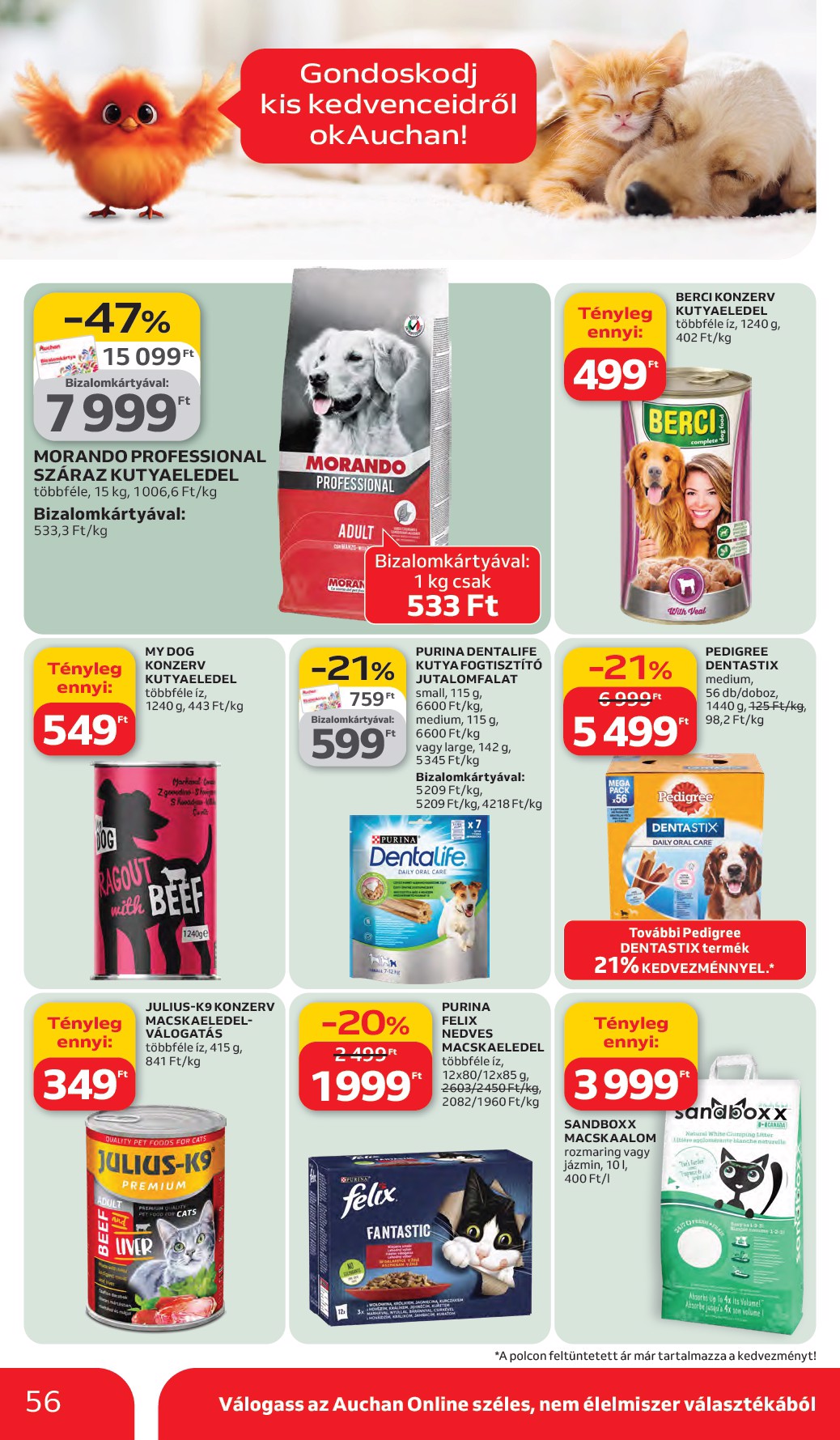 auchan - Auchan Hipermarket akciós újság, érvényes 2026.03.05. - 2026.03.11. - page: 56