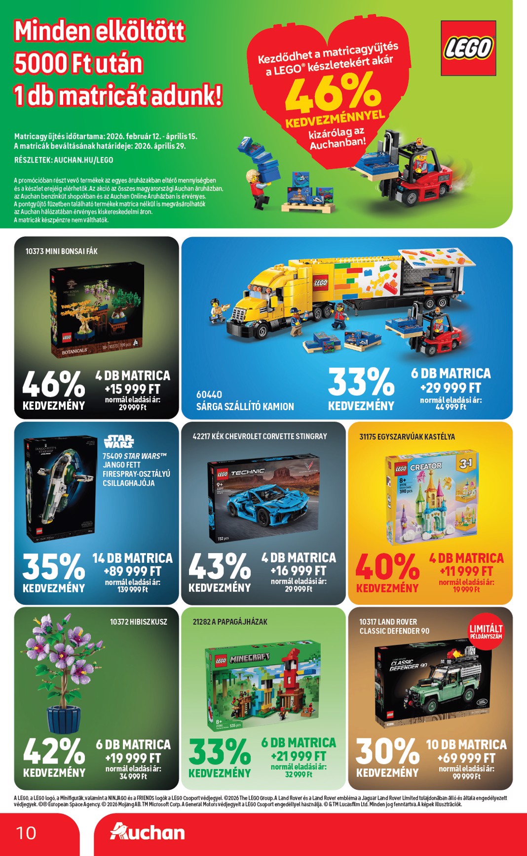 auchan - Auchan Szupermarket akciós újság, érvényes 2026.03.05. - 2026.03.11. - page: 10