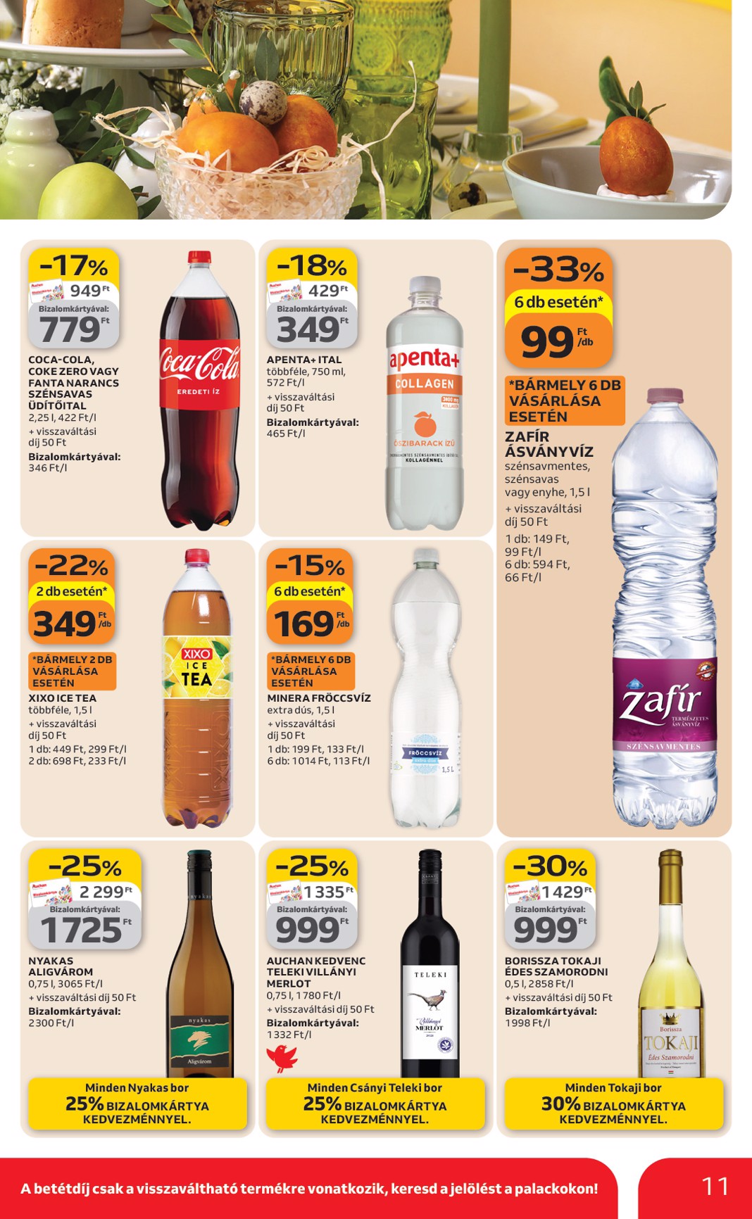 auchan - Auchan szupermarket akciós újság, érvényes 2026.03.12. - 2026.03.18. - page: 11