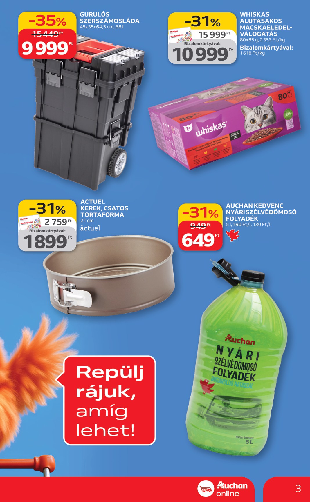 auchan - Auchan szupermarket akciós újság, érvényes 2026.03.12. - 2026.03.18. - page: 3