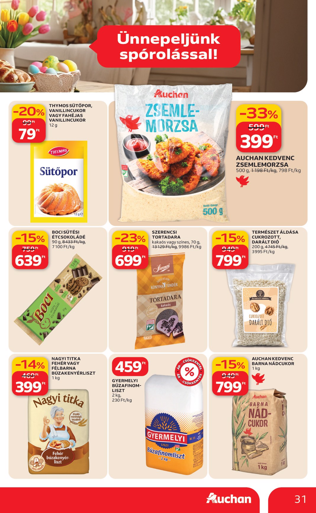 auchan - Auchan Hipermarket akciós újság, érvényes 2026.03.12. - 2026.03.18. - page: 31